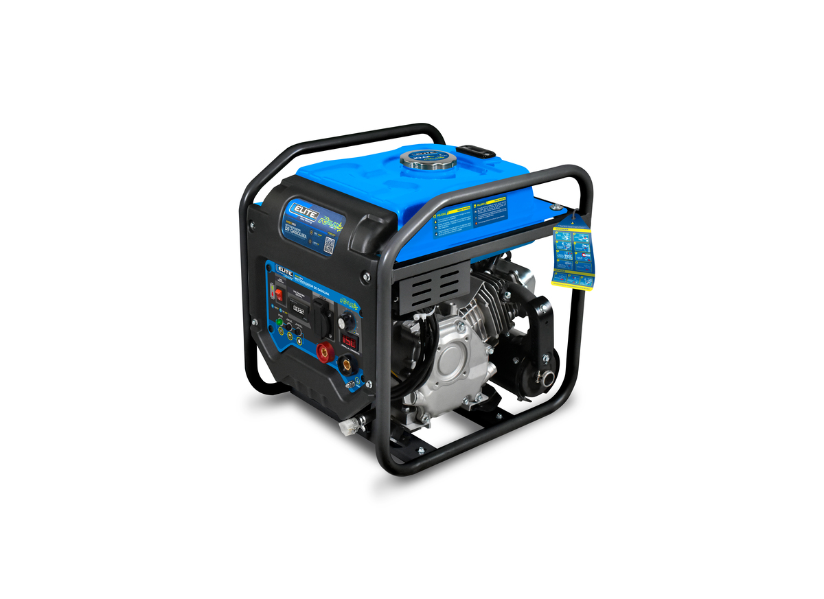 Motosoldador Inverter ELITE 150A de Potencia y Generador Integrado 1300W a Gasolina con Encendido Manual